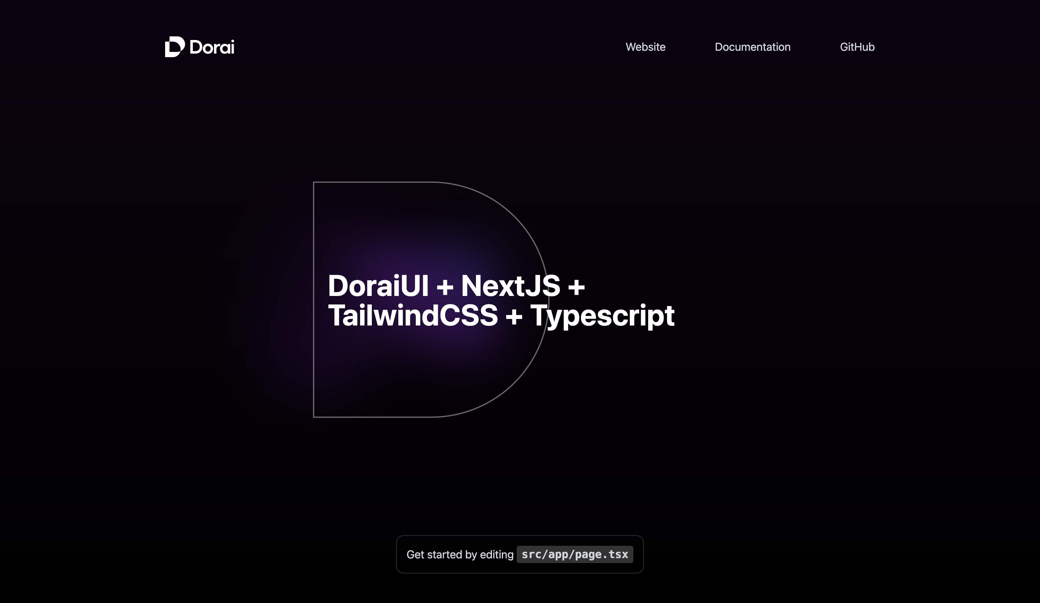 Dorai UI starter template